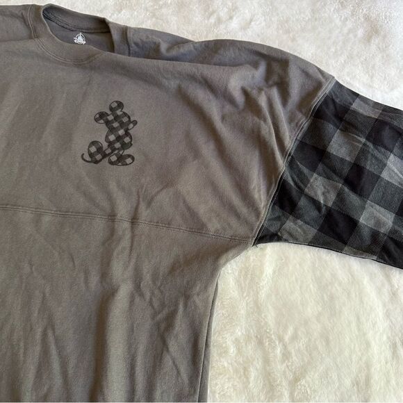 Disney Spirit Jersey Gray Plaid Retired Women's Size Medium - Picture 11 of 11